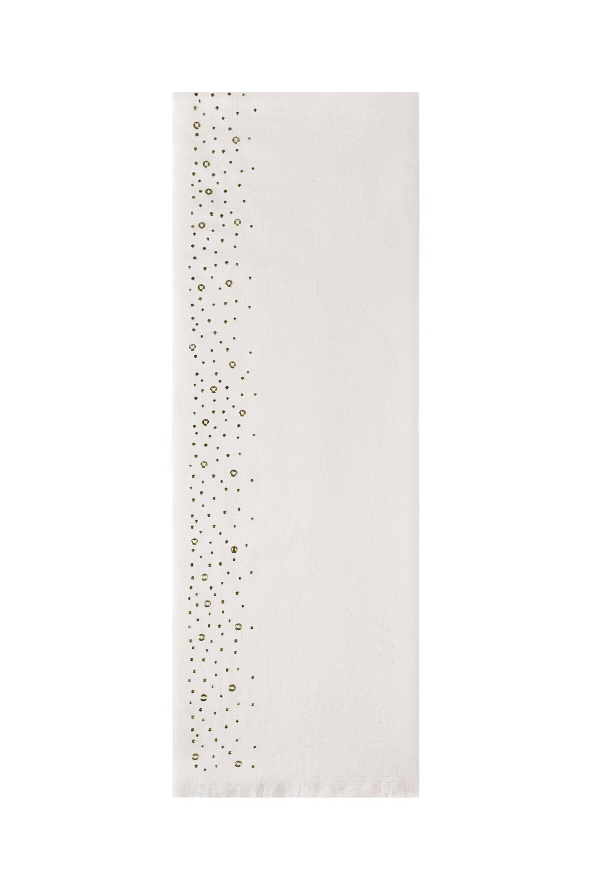 Winter scarf with stones