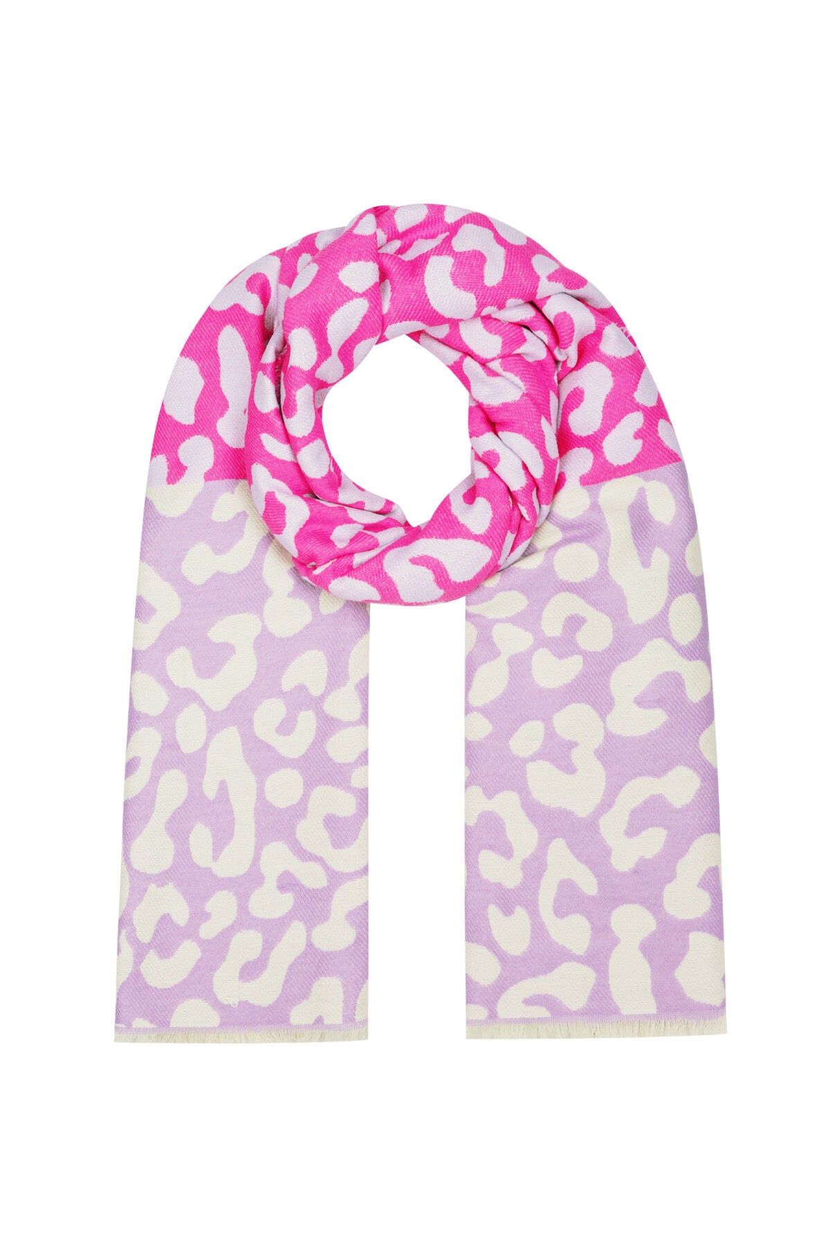 Winter scarf leopard lover
