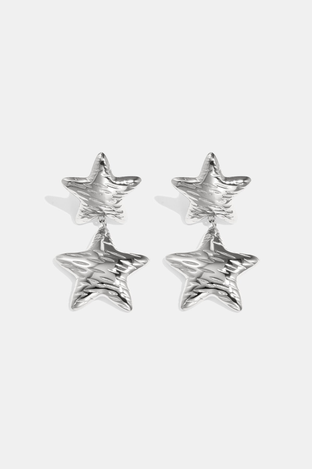 Stainless Steel Drop Earrings Star Casual Daily Simple Series Women's jewelry