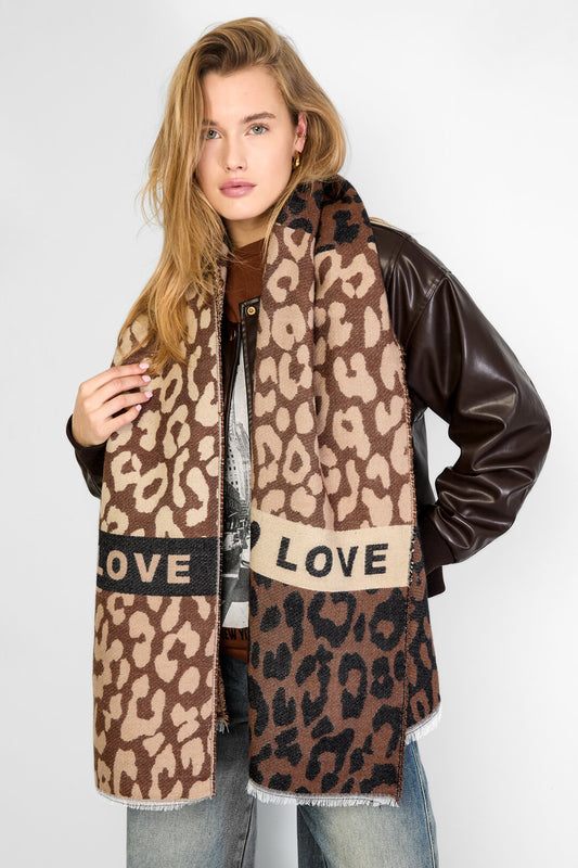 Winter scarves Leopard Print Casual Acrylic Daily Accessories