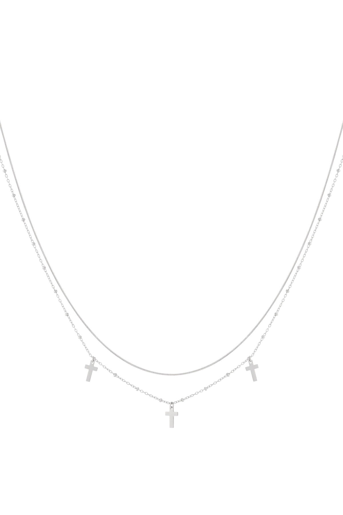 Layered Necklaces Cross Casual Daily Simple Series Women's jewelry