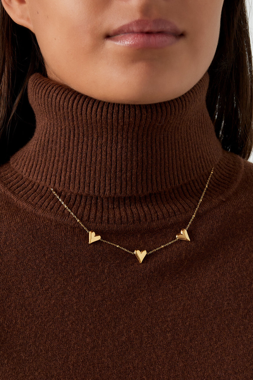 triple love necklace