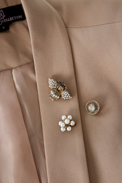 brooches trio busy bee