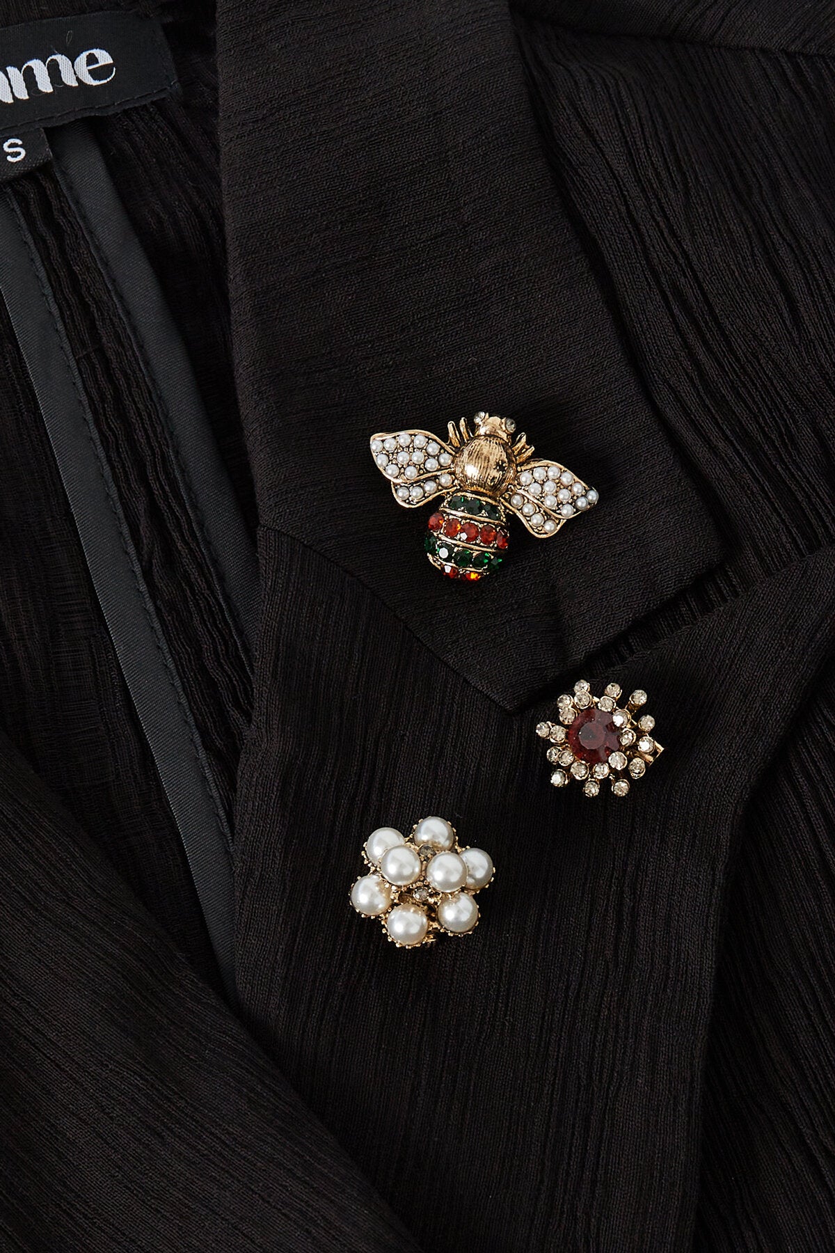 brooches trio busy bee