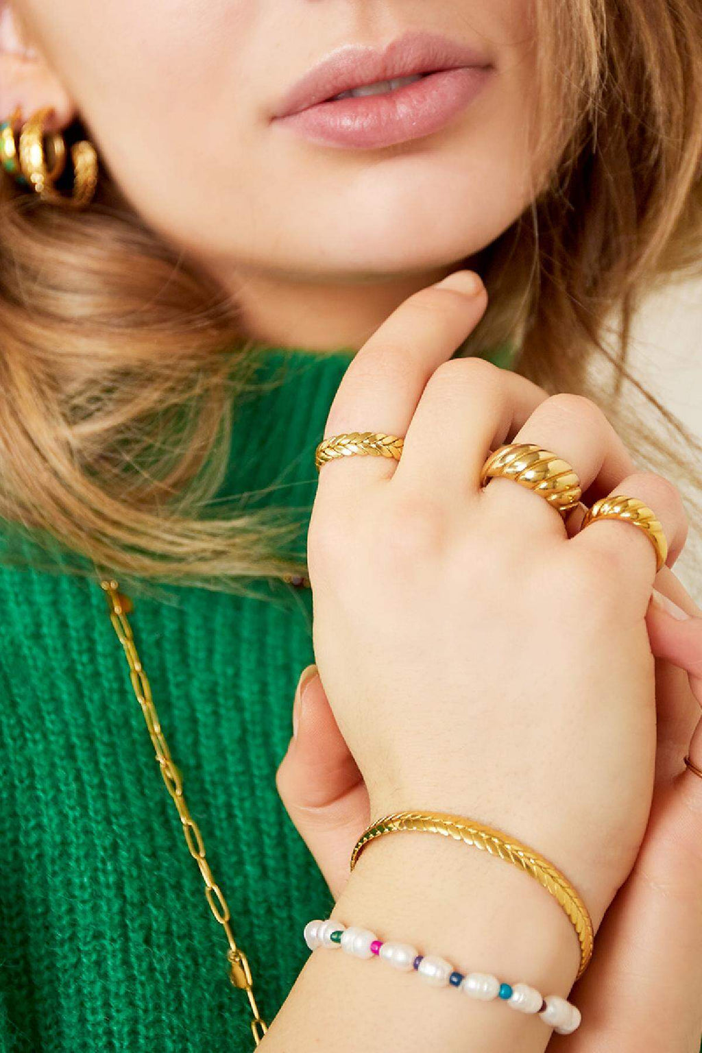 stainless steel bracelet laurel 