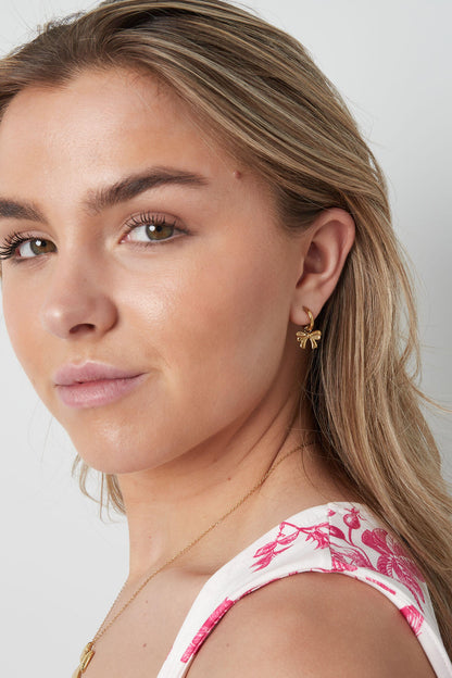 earrings simple bow
