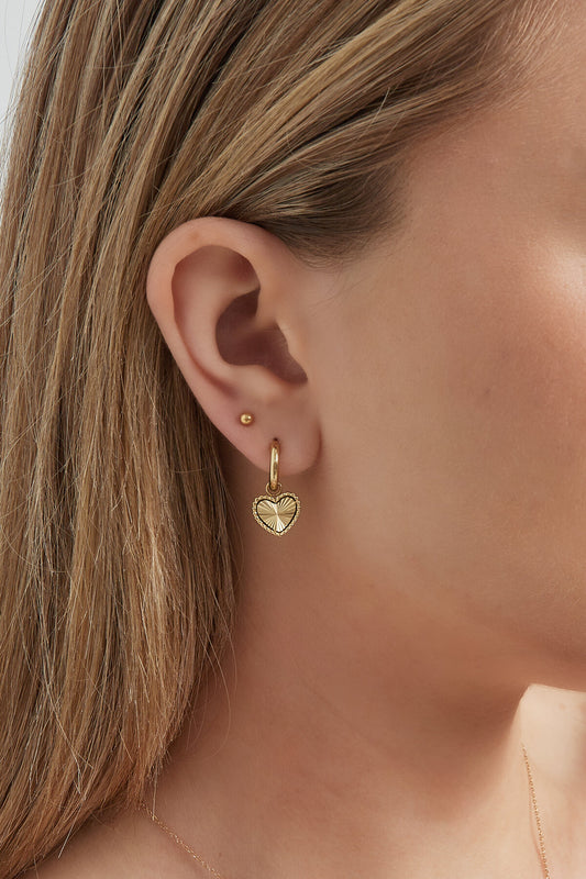 earrings hearts hope