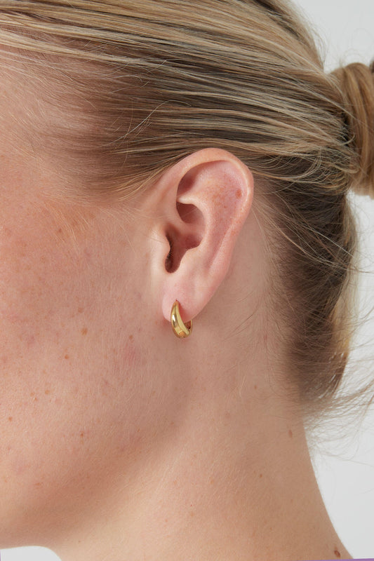 small basic hoop earrings