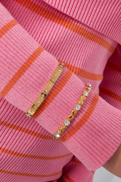 diamond relief bracelet