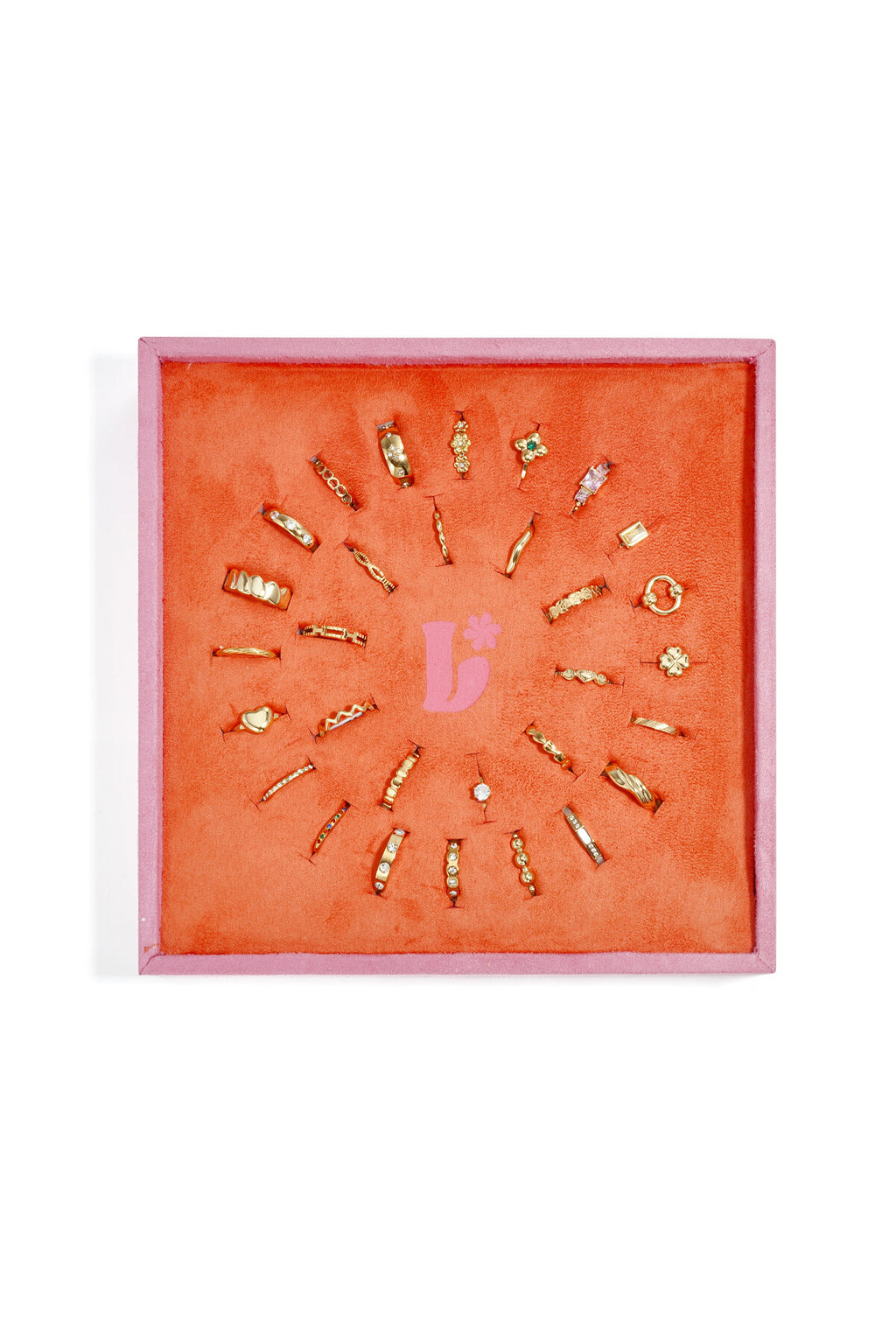 lilli june Stainless Steel Rings Display Set