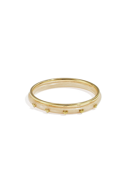 Bangle set with heart detail