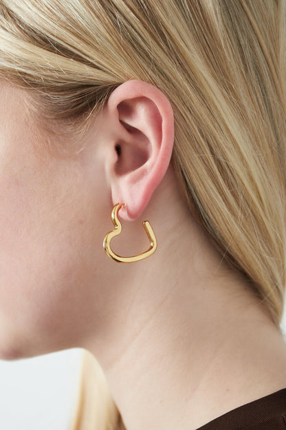 Heart Clip Earrings