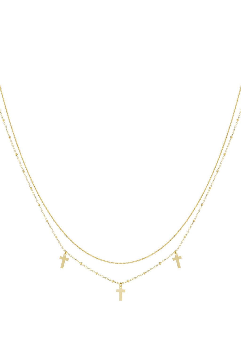   Layered Necklaces Cross Casual Daily Simple Series Women's jewelry