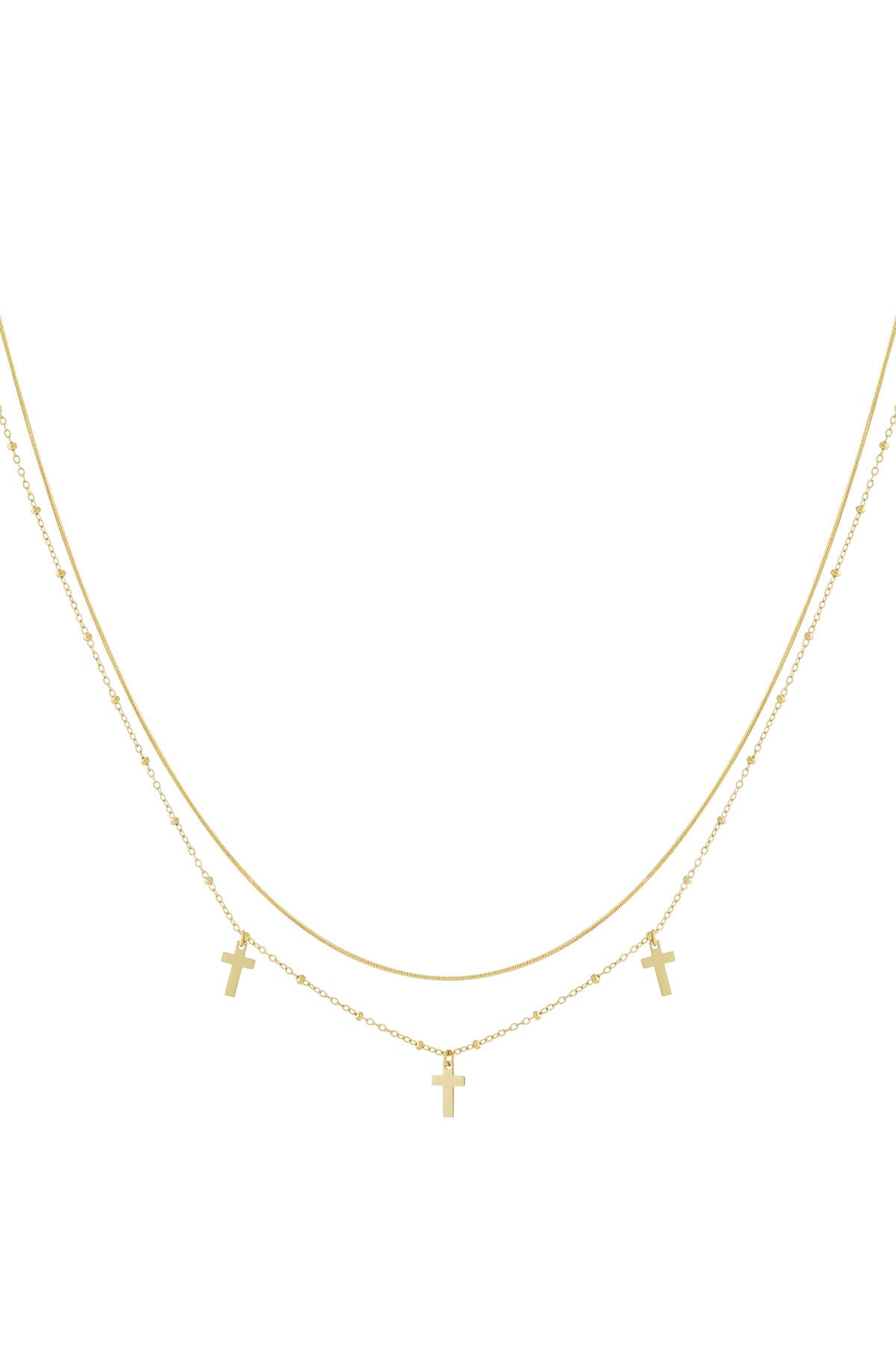   Layered Necklaces Cross Casual Daily Simple Series Women's jewelry