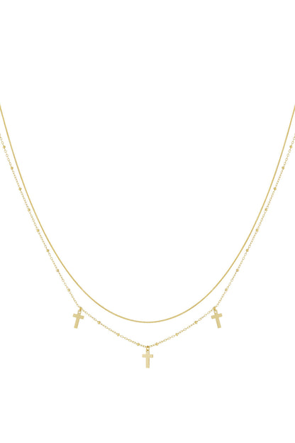   Layered Necklaces Cross Casual Daily Simple Series Women's jewelry