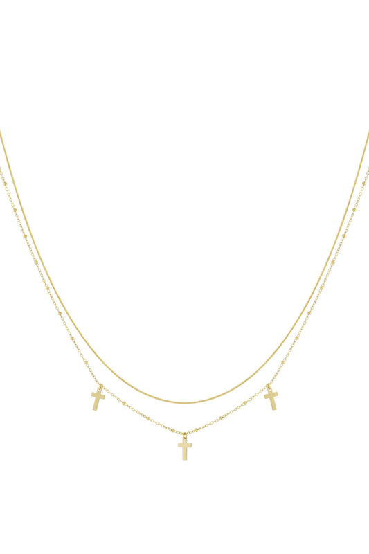   Layered Necklaces Cross Casual Daily Simple Series Women's jewelry