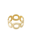 Open oval bangle
