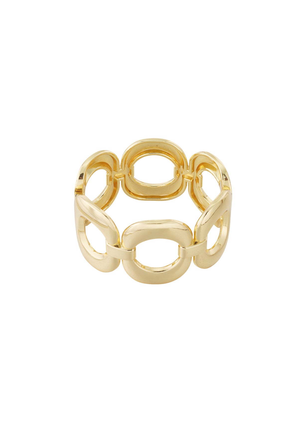Open oval bangle