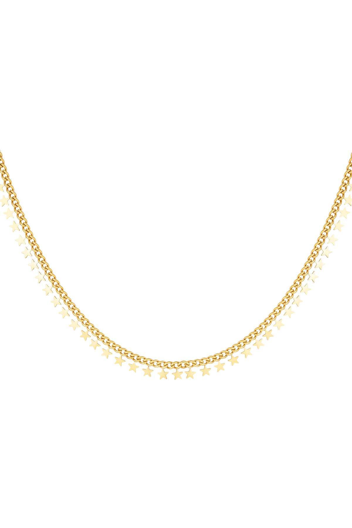 stainless steel necklace stars 