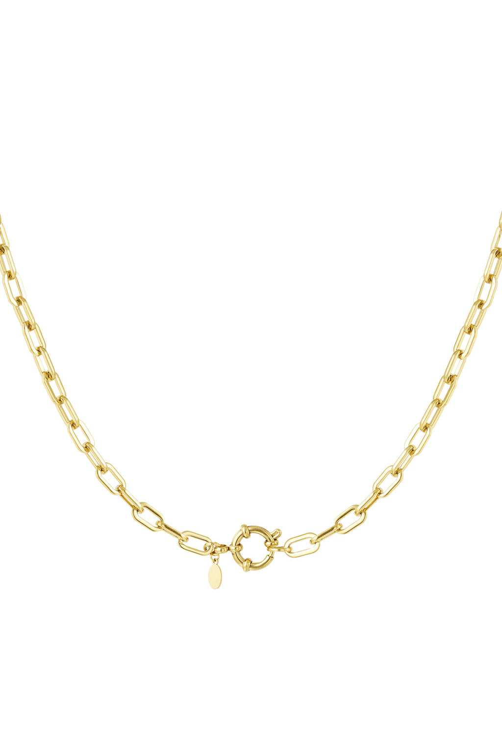necklace basic links round closure