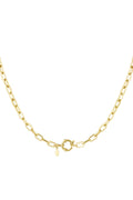 necklace basic links round closure