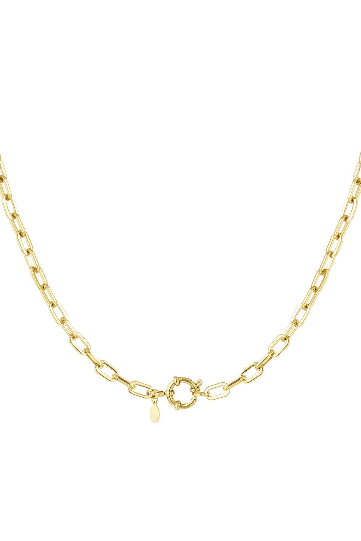 necklace basic links round closure