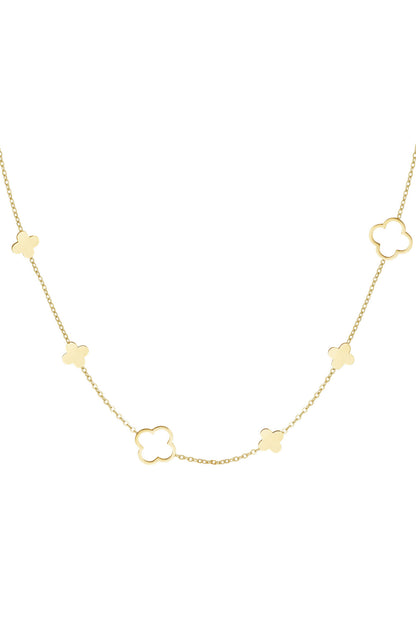 necklace different clovers