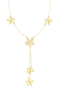 long flower party necklace