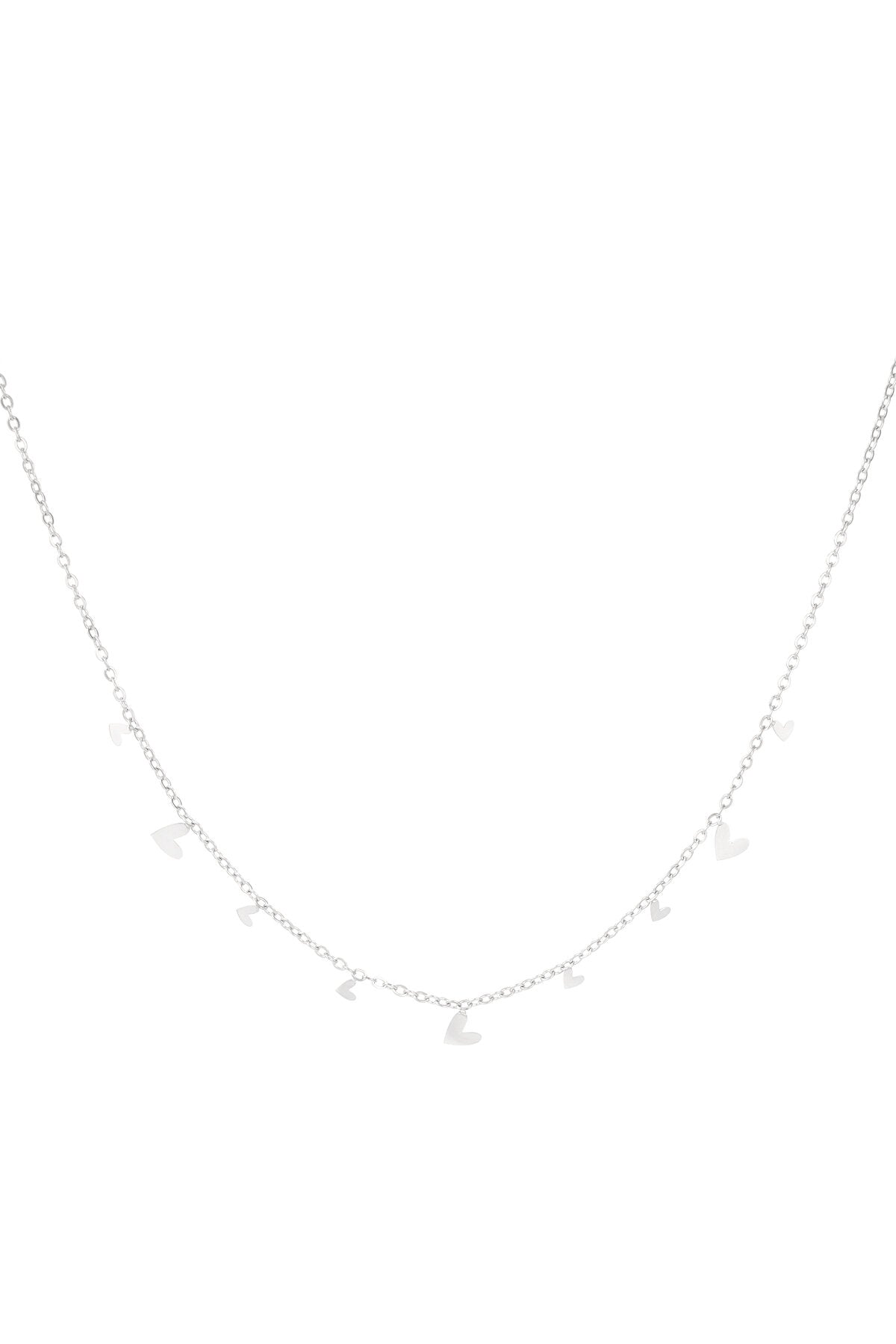 necklace all over hearts