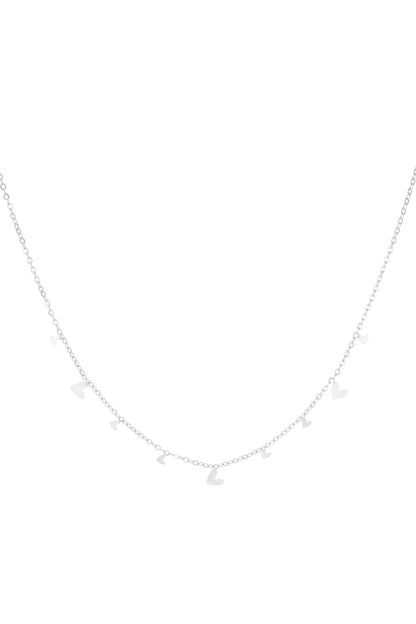 necklace all over hearts