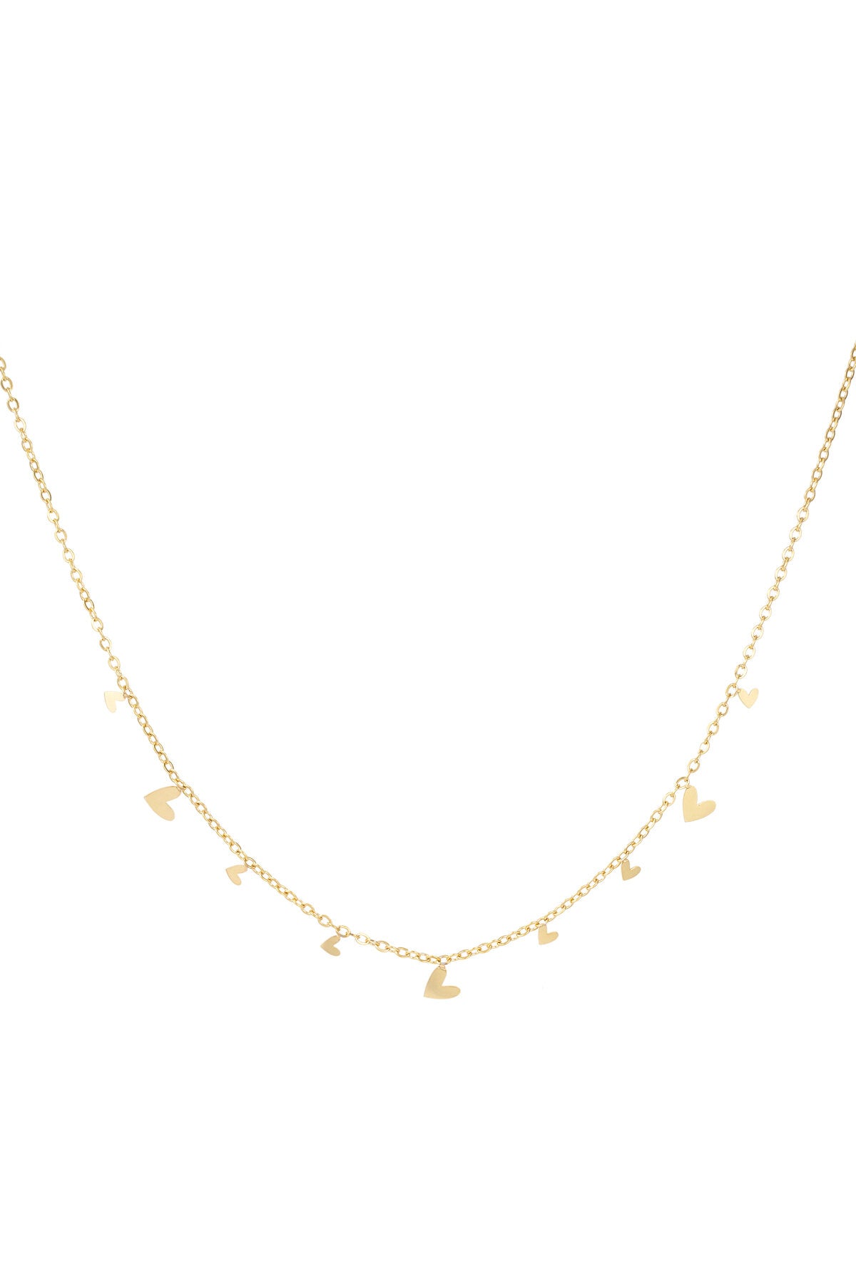 necklace all over hearts
