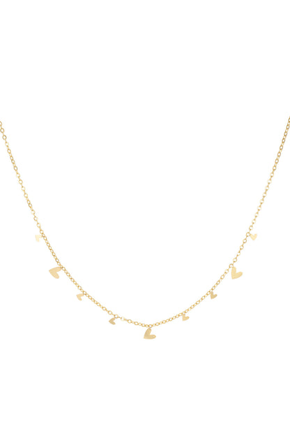 necklace all over hearts