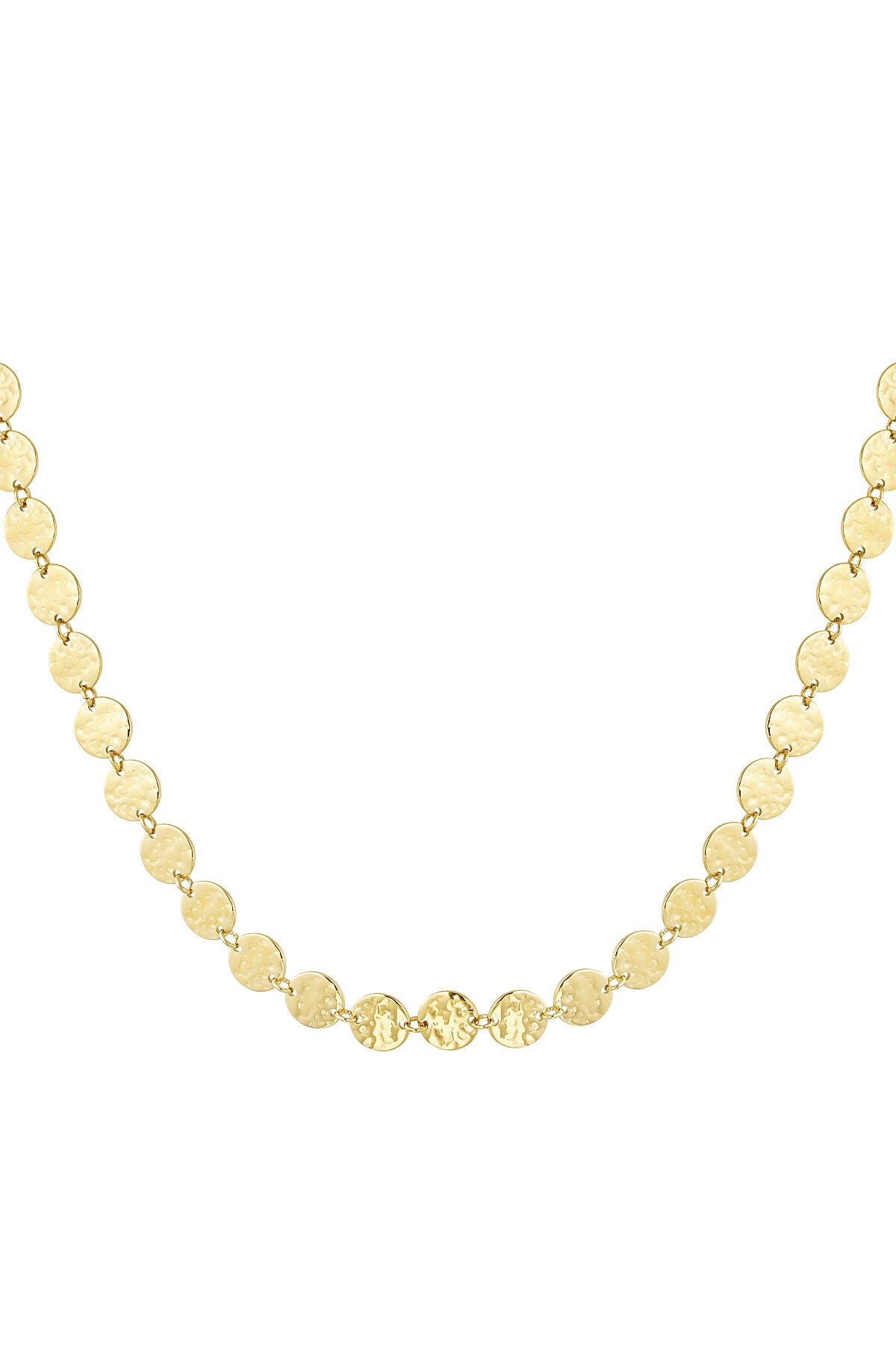 round vintage necklace