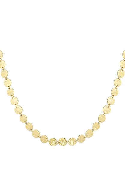 round vintage necklace