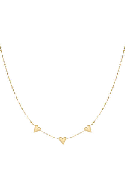 triple love necklace