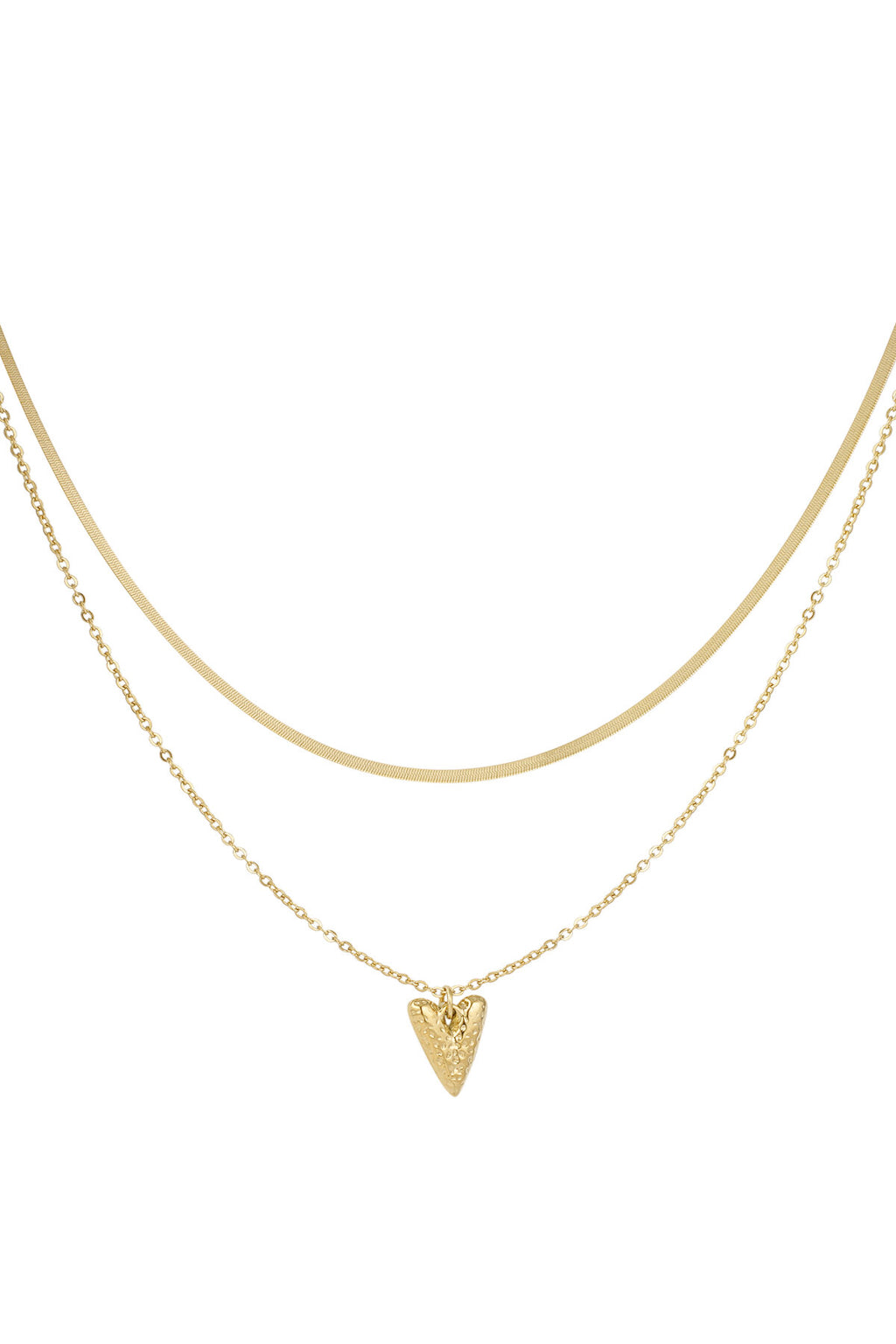 heartfelt layers necklace