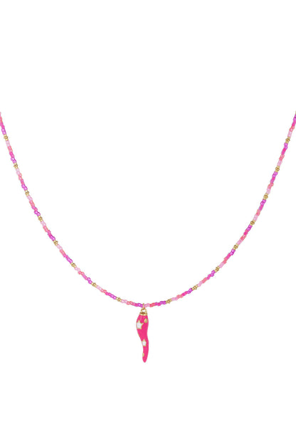 Hot pepper necklace