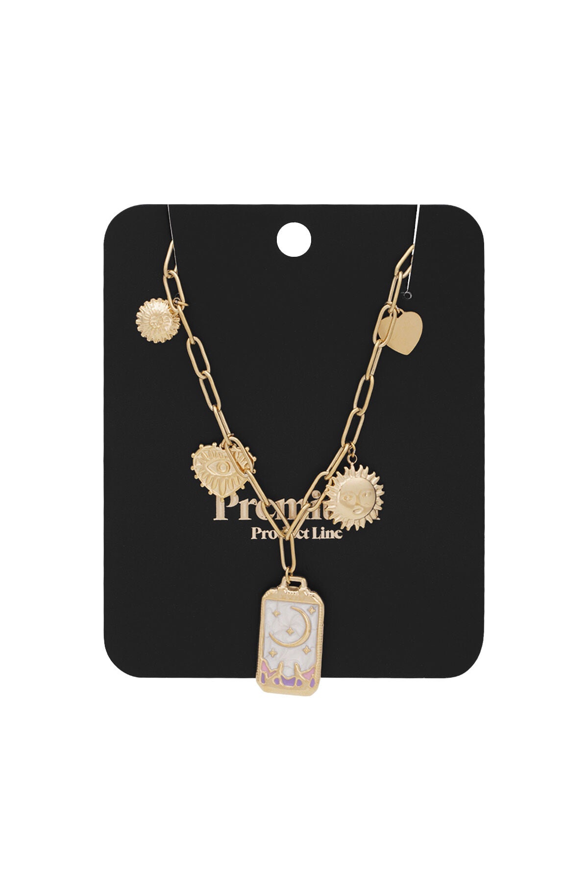 charm necklace magic moon