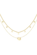 double star necklace