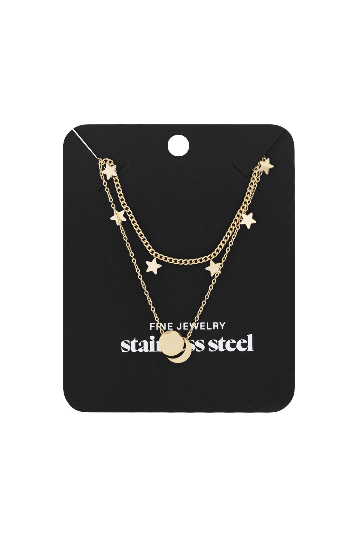 double star necklace