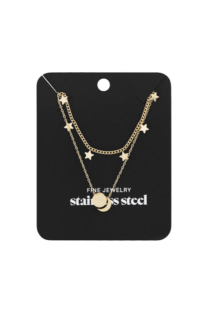 double star necklace