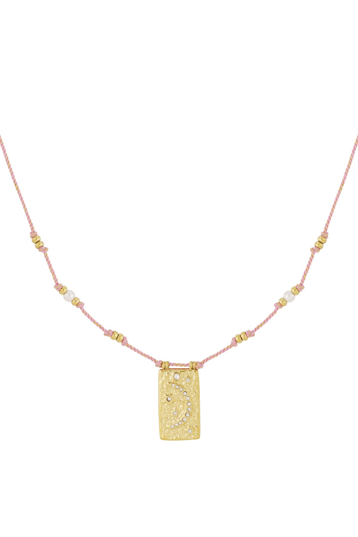 moony necklace - orange &