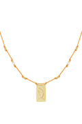 moony necklace - orange &