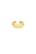 layered spiral ring