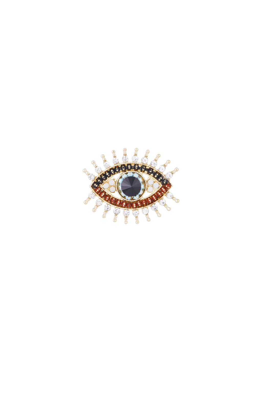 charming eye brooch