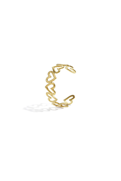 Stainless Steel Cuff Bracelets Heart Casual Daily Simple Series Women's jewelry