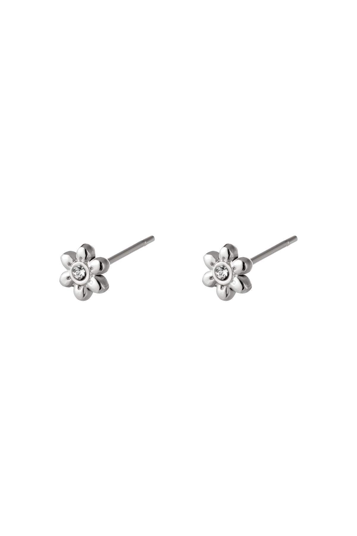 stainless steel earstuds flower 