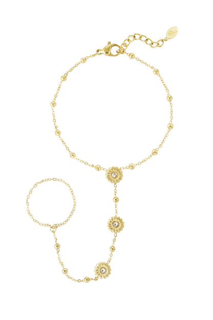bracelet floral finesse