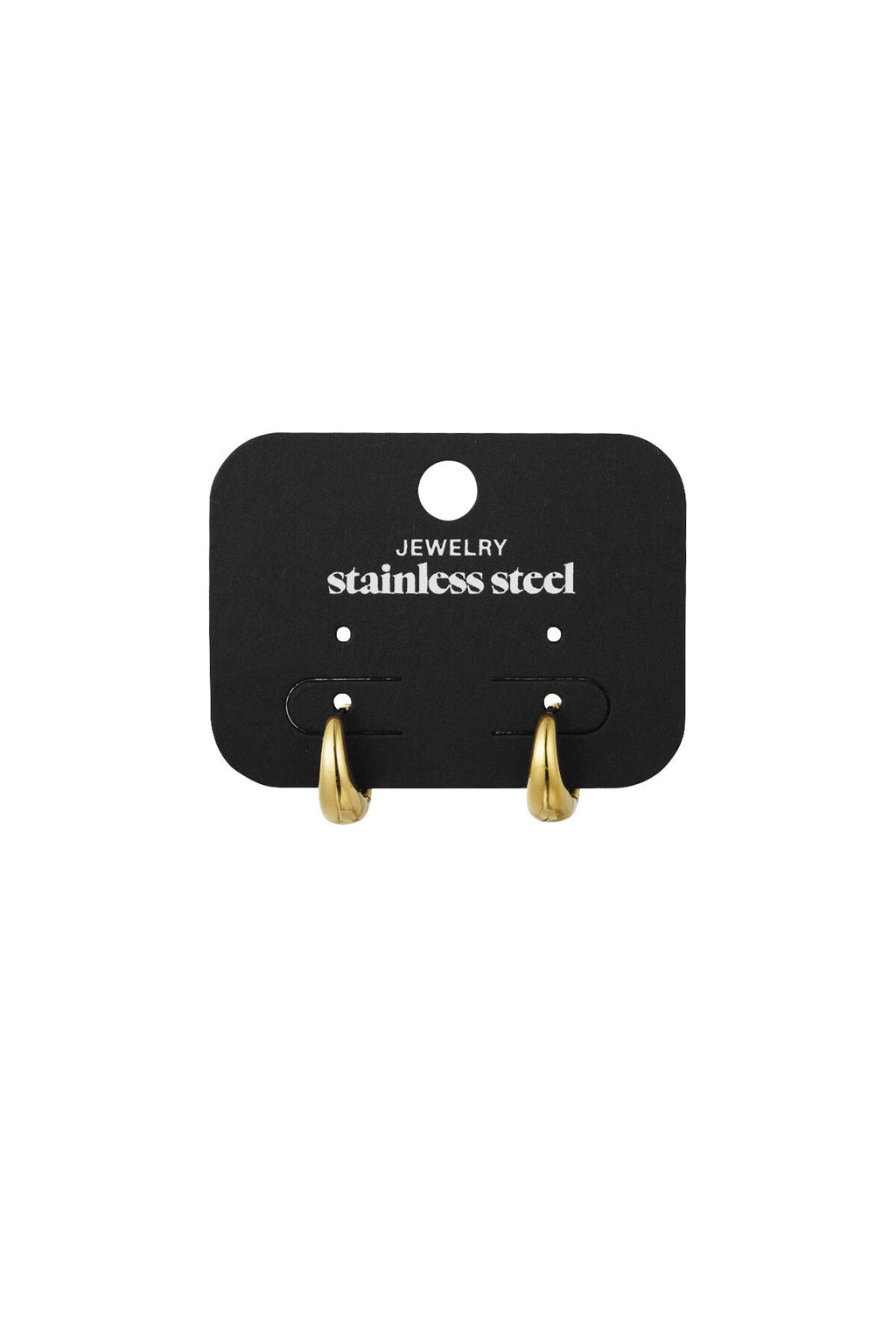 medium basic hoop earrings
