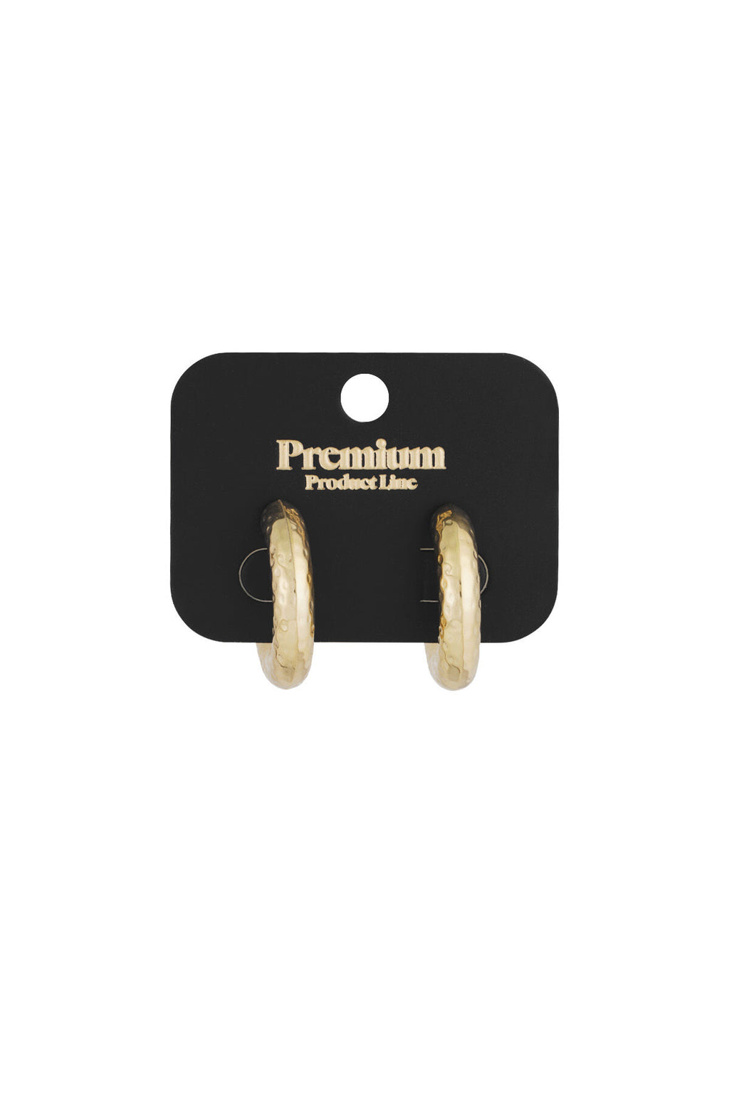 structured hoop earrings